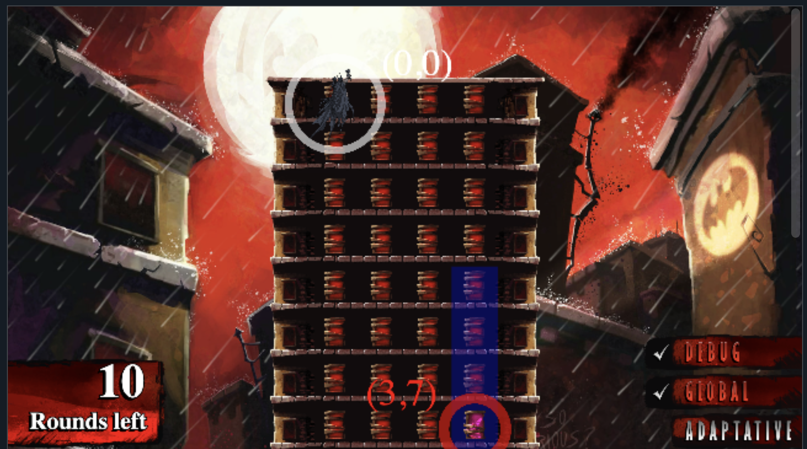 A screenshot of the game screen